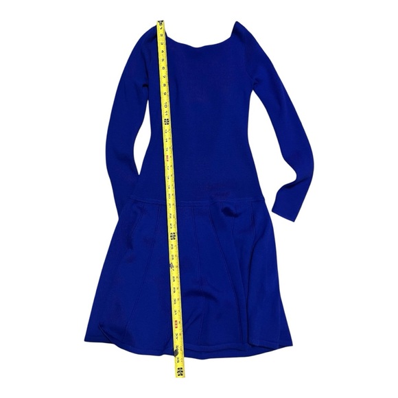 Milly New York Sandra Merino Wool Pleated Dress - Picture 9 of 9